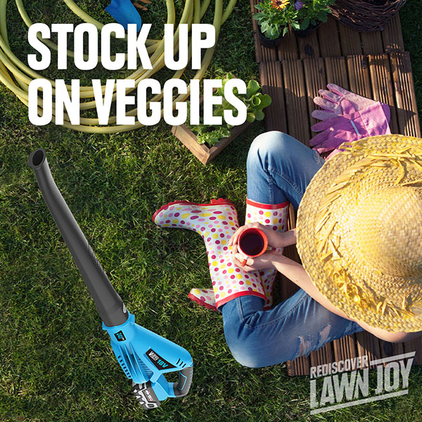 Stock Up On Veggies Relaxing after planting